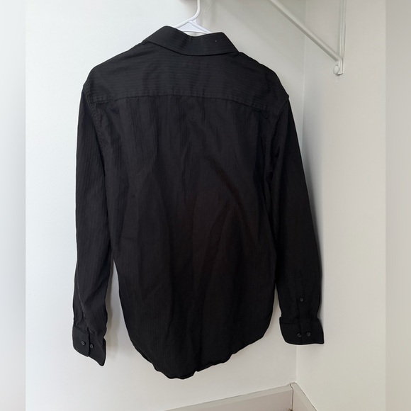 *SALE*TAKE 50%OFF* Apt. 9 Men's Black Button Down Shirt, Size L - Picture 2 of 3